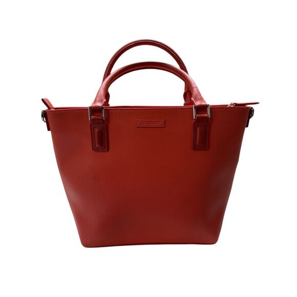 Vera Bradley VEGAN Leather Orange/Coral Satchel Exterior Pocket & FREE GIFT 🎁 - Picture 3 of 12